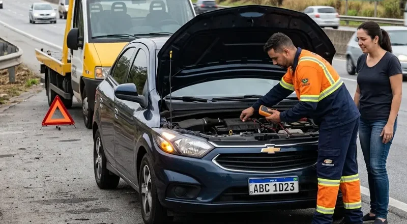 Auto socorro 24h em Sumaré – pane elétrica, mecânica e bateria fraca
